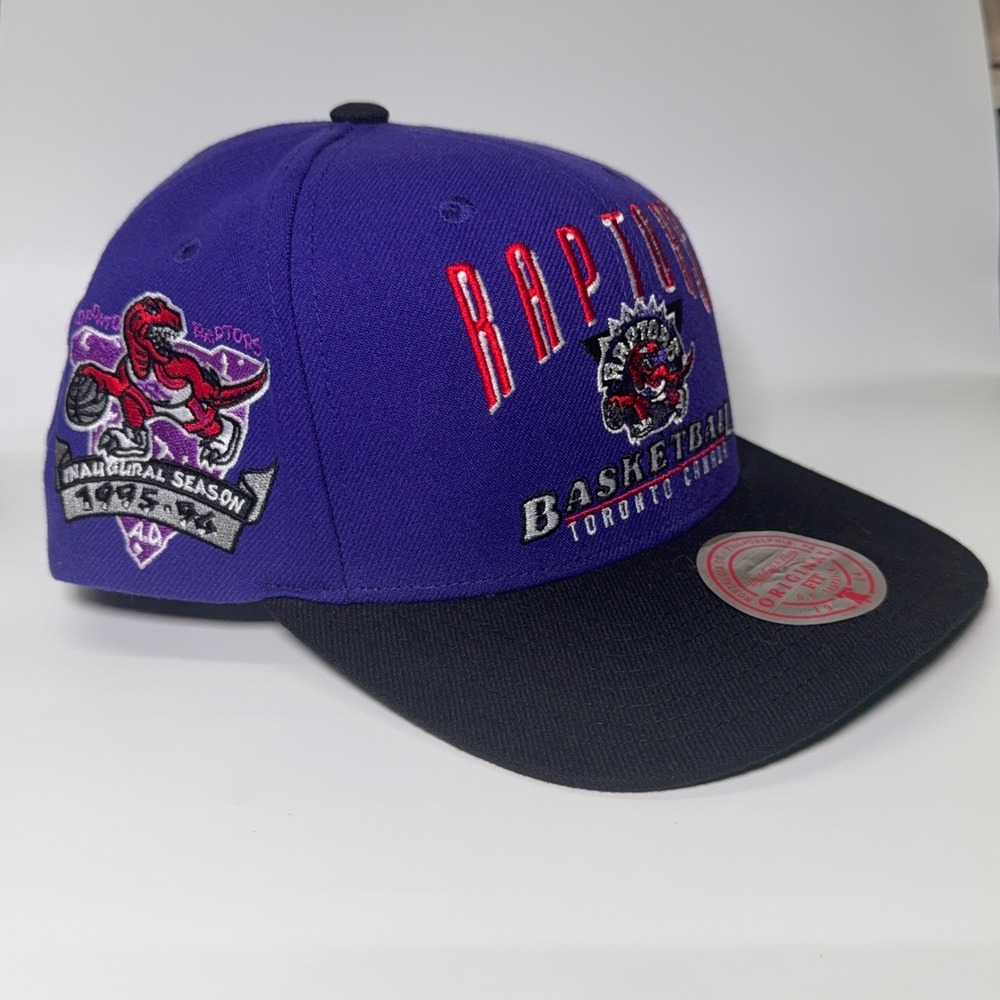 Mitchell & Ness Hat Mens OS Purple Toronto Raptors Inaugural Season Snapback